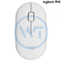 罗技 Pebble 鹅卵石无线蓝牙鼠标（静音/轻薄）米白色