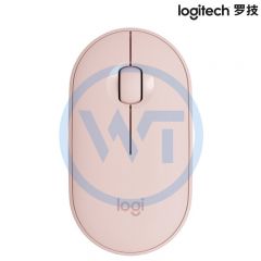 罗技 Pebble 鹅卵石无线蓝牙鼠标（静音/轻薄）玫瑰粉