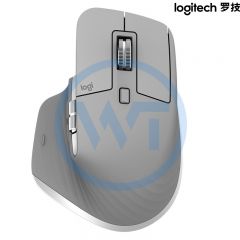 罗技 MX Master 3 无线蓝牙鼠标 双模优联（接收器USB2.4）科技灰