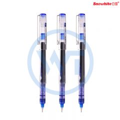 白雪(snowhite) X55 直液式走珠笔 0.5mm 针管型 蓝色 12支/盒