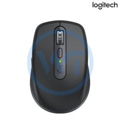 罗技 MX Anywhere 3 无线蓝牙鼠标 优联接收器 石墨黑