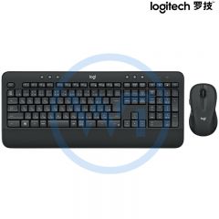 罗技 MK545 无线键盘鼠标套装 优联2.4G接收器 黑色