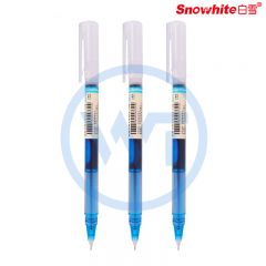 白雪(snowhite) T16 彩色速干直液式走珠笔 0.5mm 针管型 浅蓝色 12支/盒