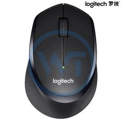 罗技 B330 无线静音鼠标 USB接收器 黑色