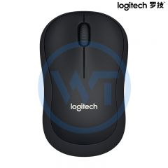 罗技 B220 无线静音鼠标 USB接收器 黑色