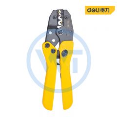 得力 DL-L2 裸接线端子压接钳/工具钳子 长220mm