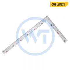 得力 DL7130 钢拐尺 90°角L型尺 150*300mm