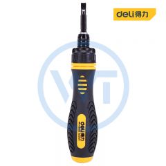得力 DL626011 棘轮两用螺丝批 6/PH2*180mm