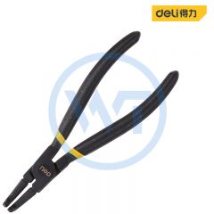 得力 DL20023 内弯卡簧钳 7英寸 长175mm