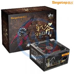 鑫谷 战斧350 背线版（不含线）额定250W 台式电脑电源 支持中塔机箱背线