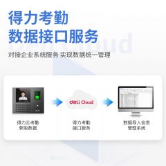 得力 13854 流程优化服务 考勤接口服务授权许可（五年期）