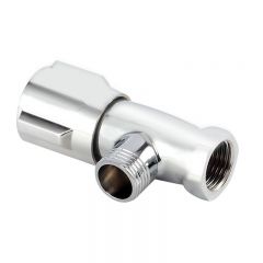 纳仕徳 LW9996铜内丝角阀冷热通用内牙三角阀4分直通阀卫生间马桶热水器阀门 铜直通阀