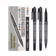 晨光（M&G）MG2130 双头记号笔 黑色