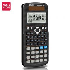 得力 D991CN 高清大屏498种运算功能函数计算器 黑色