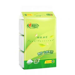 心相印DT32150茶语系列三层塑装纸3包*1提