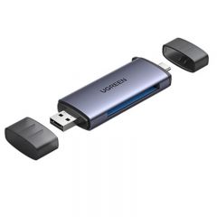 绿联 50906 CM517 多功能读卡器 USB2.0 A+C转CF2.0 单卡单读