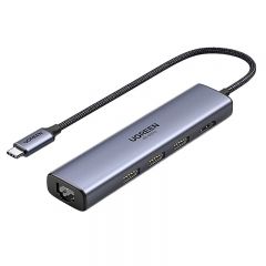 绿联 20934 CM475 五合一多功能拓展坞（Type-C转HDMI+千兆网卡口+3口USB）