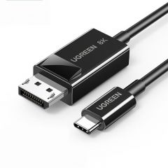 绿联 15595 CM655 转换器 USB-C公转DP公 8K 黑色