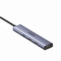 绿联 15495 CM478 五合一多功能拓展坞 USB-C转2*USB-A2.0+1*USB-A3.0+HDMI+PD