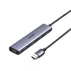 绿联 90880 CM4734口集线器 USB3.0 铝合金