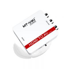迈拓维矩 MT-HAV03 HDMI转AV转换器 三莲花RCA音频视频高清转换器
