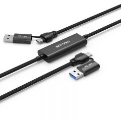 迈拓维矩 MT-KD04 对拷线USB3.0公对公 电脑文件数据互传