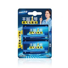南孚丰蓝1号 大号电池 碳性电池 燃气灶电池 R20P 2粒/卡