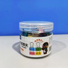 格之格 GF彩色长尾夹 6号 15mm 60个/筒