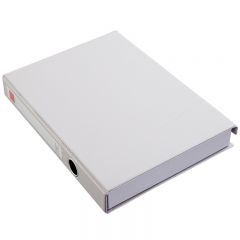 齐心 A1296 磁扣式PVC档案盒 A4 35MM 灰色