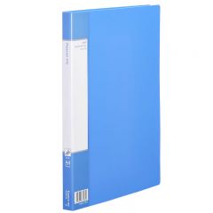 齐心 AB600A 单强力夹 A4 蓝色
