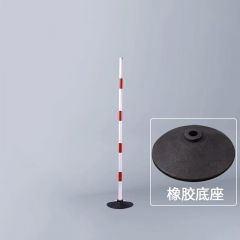 乃力中考绕杆足球障碍物标志杆 1.2米红白杆