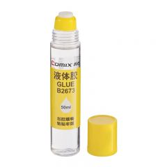 齐心 B2673 液体胶水 50ML 海绵头