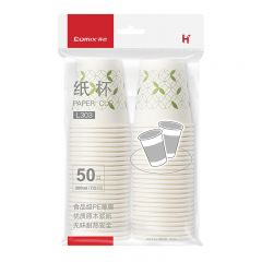 齐心 L303 纸杯50个装 白色