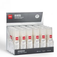 得力 7107 白色透明胶棒