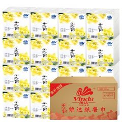 维达 V1028 花之韵275mm双层餐巾纸 1箱