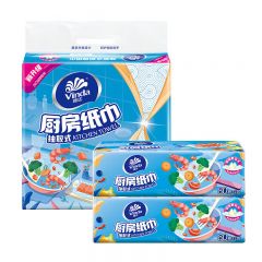 维达 V2241 80抽双层抽取式厨房纸巾 1箱