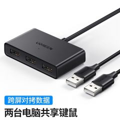 绿联 10935 CM409 USB2进3出切换器