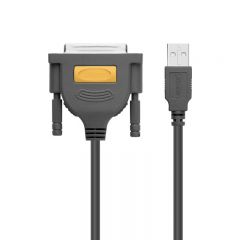 绿联 20224 USB转DB25并口打印线 USB2.0转老式25孔打印机扫描仪连接线 免驱动 2米