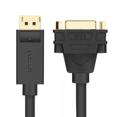 绿联 20405 DP转DVI转换线 dvi24+5公对母高清转接头 笔记本电脑显示器投影仪视频连接线
