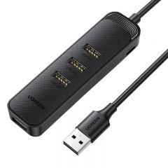 绿联 CM456 20488 4口USB 3.0分线器 黑色 1.5米
