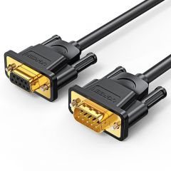 绿联 DB101 20146 DB9串口线/RS232线/公对母延长线 2m