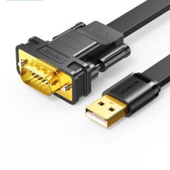 绿联 20206 CR107 USB转RS232串口连接转换线 Com口 1米