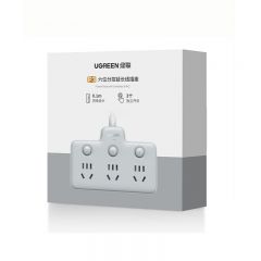 绿联 25116 CD382 直插转换器 插座排插 总功率2500W
