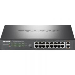 TP-LINK 企业级交换机 TL-SL2218MP 千兆 16口