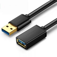 绿联 US129 30127 延长线 USB3.0公对母 黑色 圆线 3米