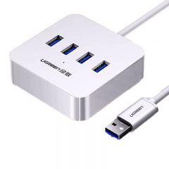 绿联 CR118 30201 分线器 USB3.0 免驱4口 白色 0.5米