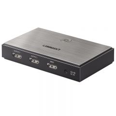 绿联 50707 CM186 HDMI2.0分配器 一进二出