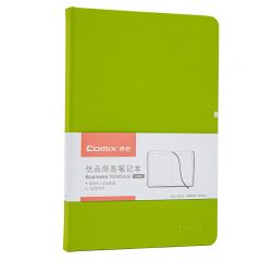 齐心 C5902 皮面笔记本 A5 绿色