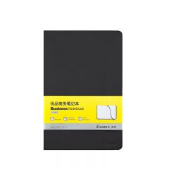 齐心 C5902 皮面笔记本 A5 黑色