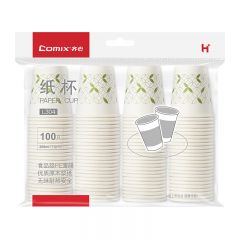 齐心 L304 纸杯 100个装